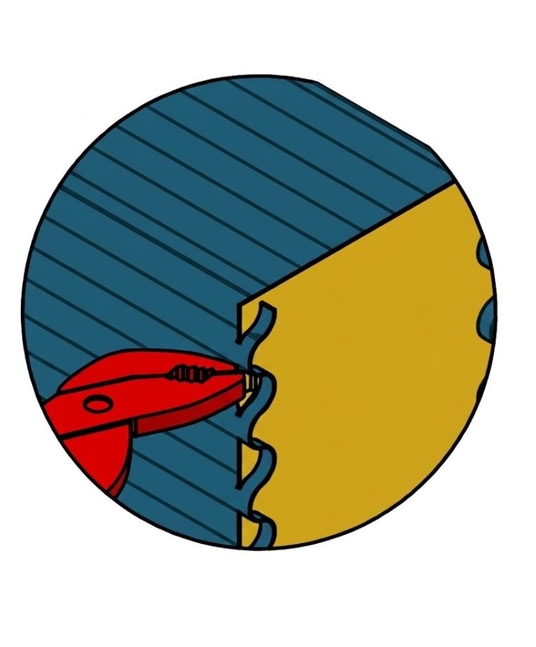 Köcherfundament Schalung Einfach